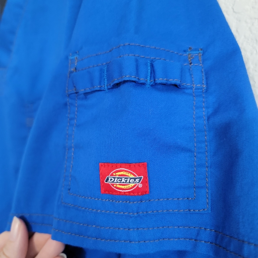 Dickies Medium Men's Royal Blue Scrub Set